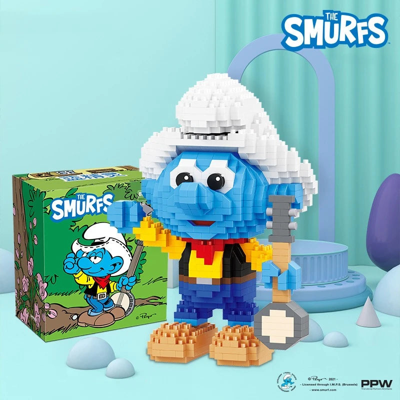 BALODY Smurfen Bouwstenen – Gargamel & Smurfette Set (LEGO compatibel)