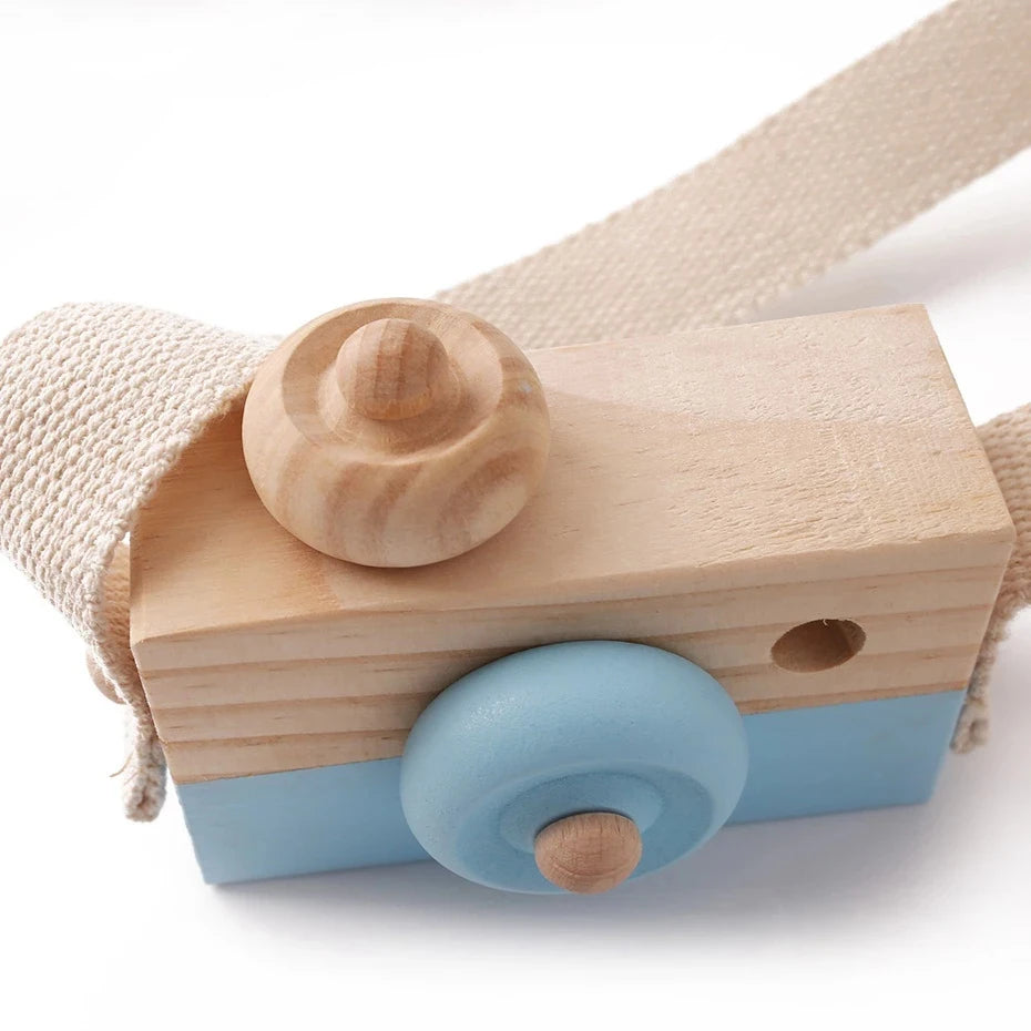 Houten Babycamera Speelgoed – Montessori Fantasiespel vanaf 3 Jaar