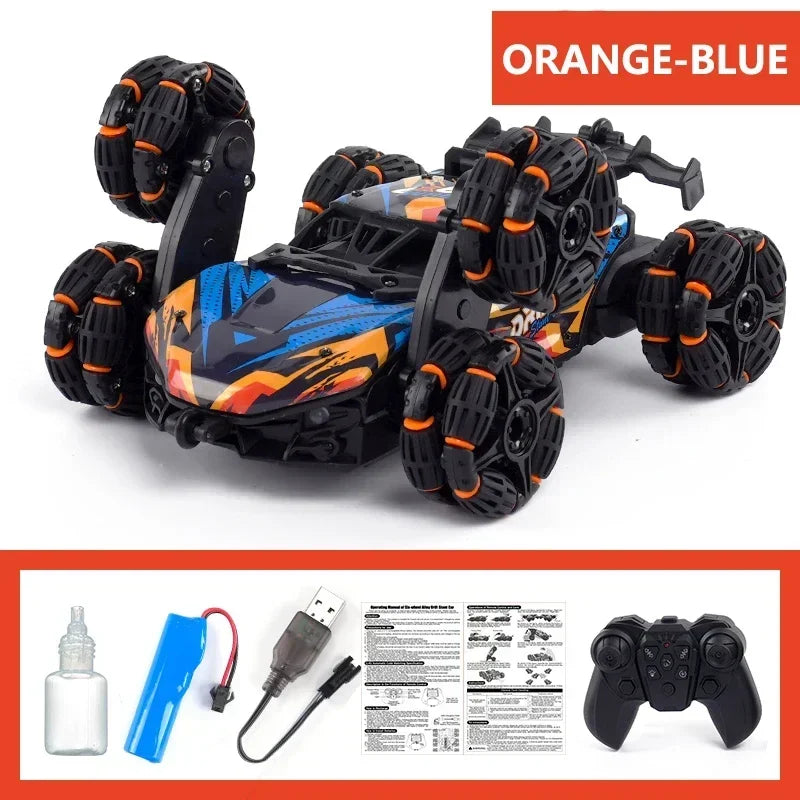 6-Wiel RC Stuntauto met Rookfunctie – Snel & Spectaculair Speelgoed