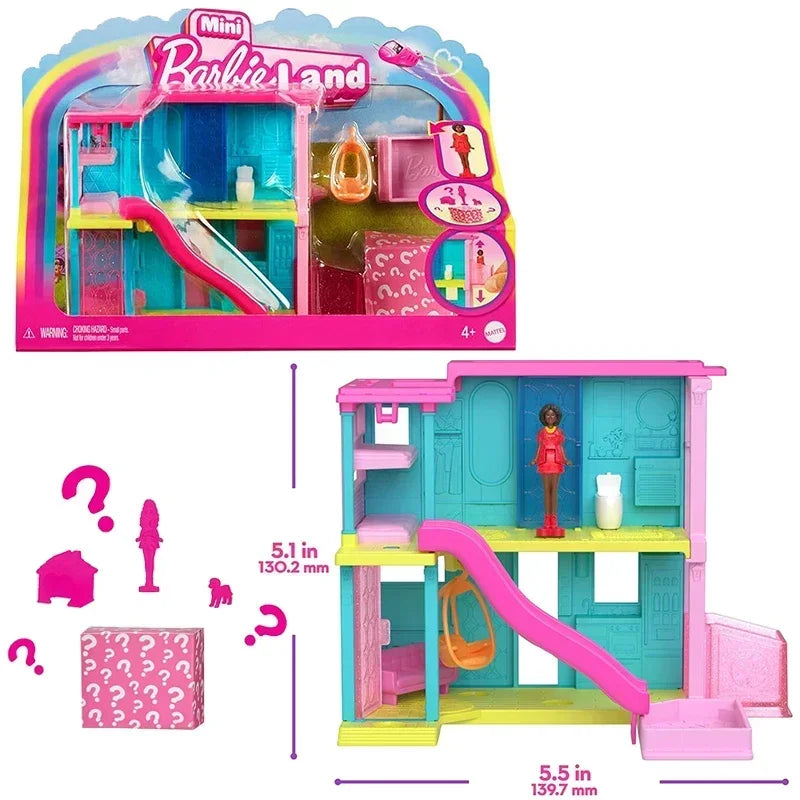 Mini BarbieLand Poppenhuisset – Meubels voor Barbie 1/6 Schaal