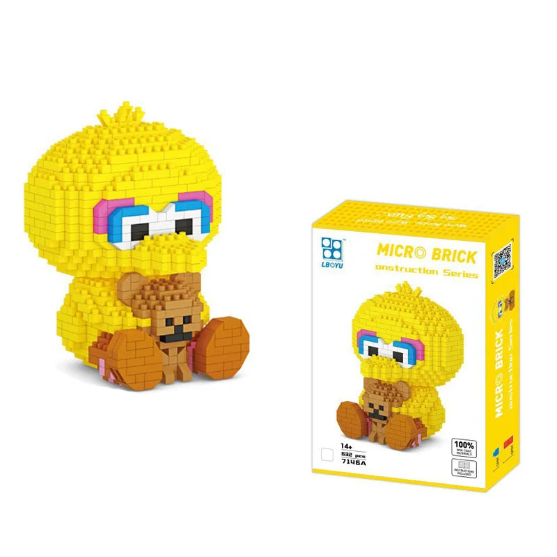 Koekiemonster Mini Bouwset – 7147A Sesamstraat Blokken (18+)