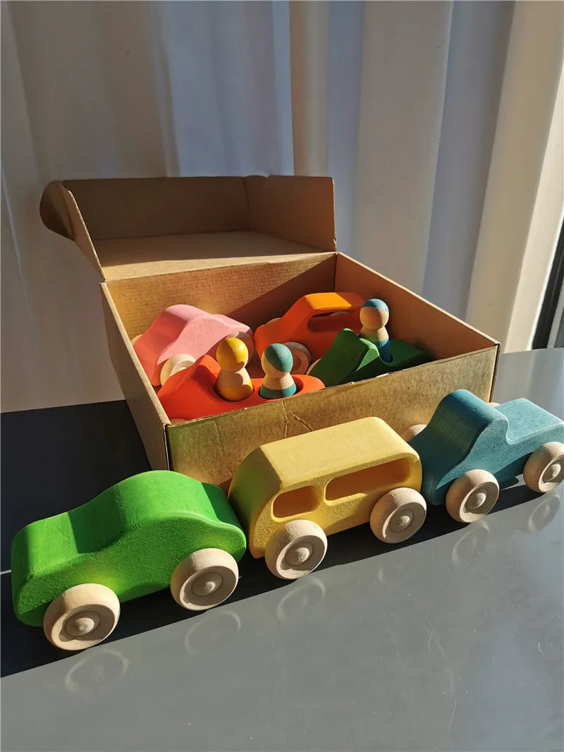 Montessori Houten Regenboog Stapelblokken – Duurzaam & Educatief