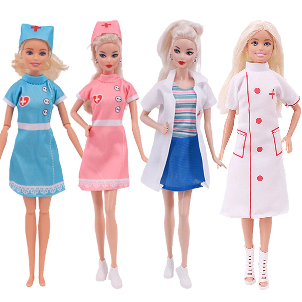 Barbie Dokterskleding & Accessoires – 1:6 Poppenhuis Zorgset