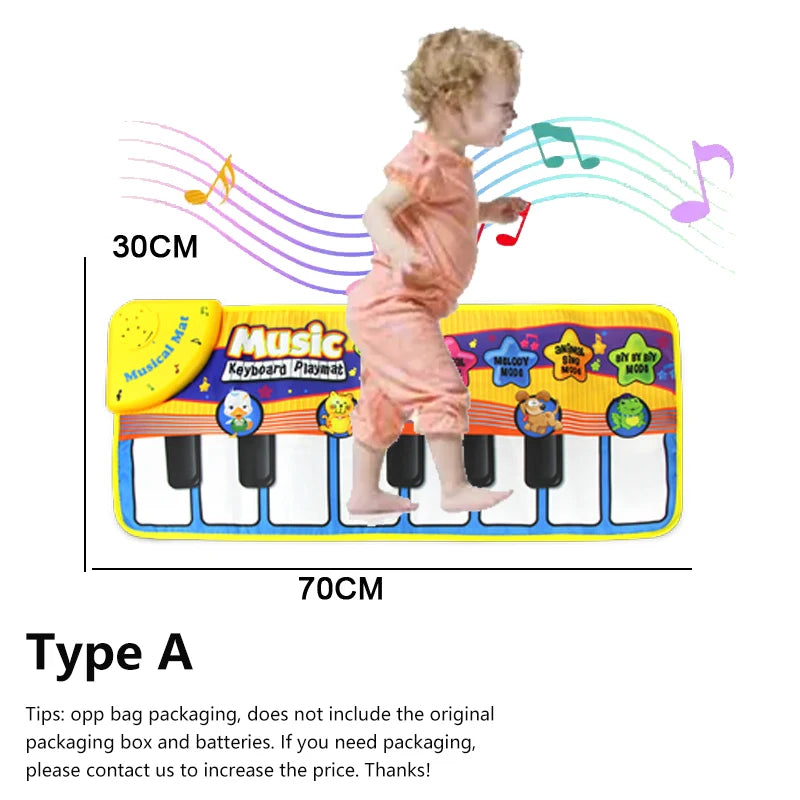 Pianomat Kinderen – Interactieve Muziekmat met Geluid 3-6 Jaar