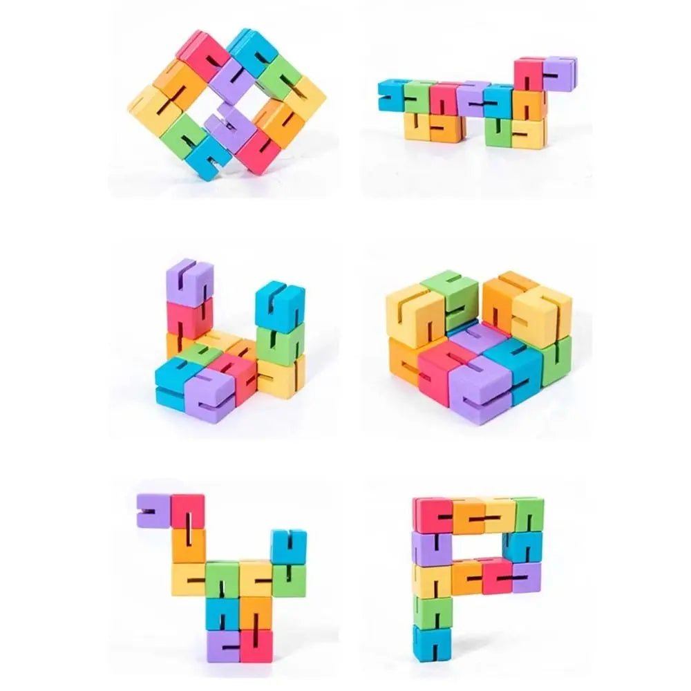 3D Houten Puzzel Blokken – Hersentraining Speelgoed Kinderen