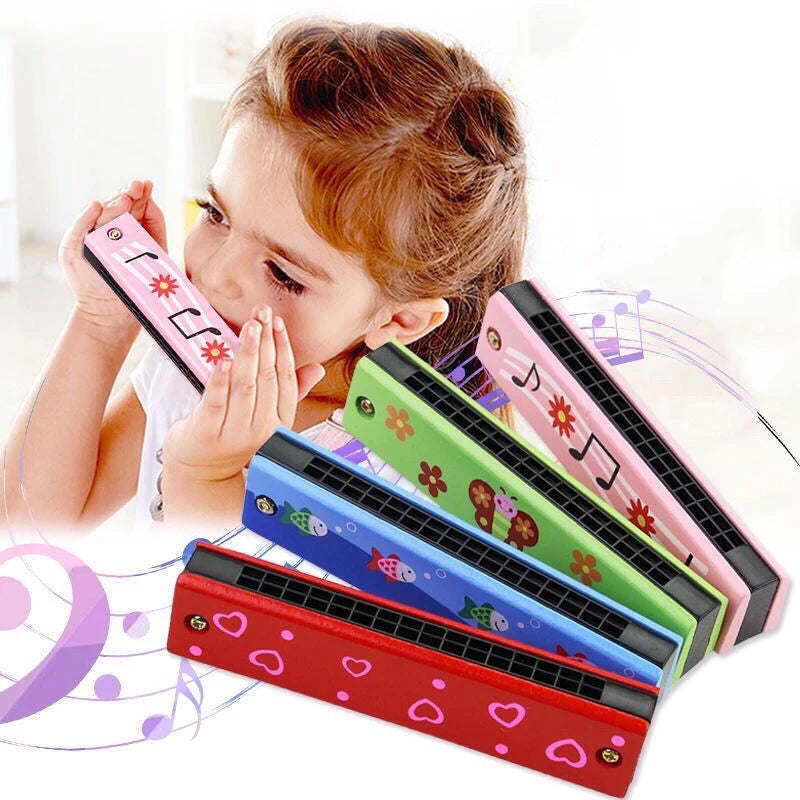 Houten Mondharmonica Kinderen – Educatief Muziekinstrument 6-12 Jaar