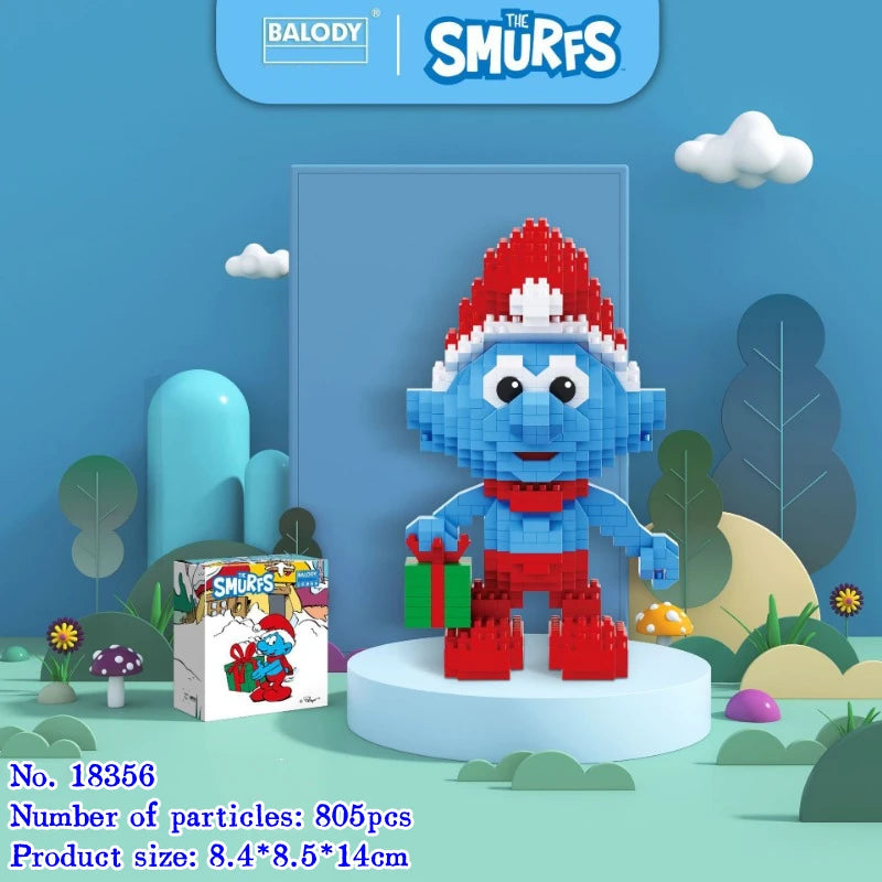 BALODY Smurfen Bouwstenen – Gargamel & Smurfette Set (LEGO compatibel)