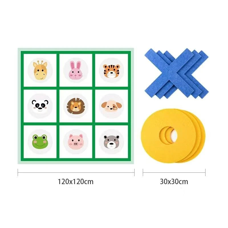 Buiten Tic Tac Toe Spel – Gobang XXL Teamspel voor Kinderen & Events
