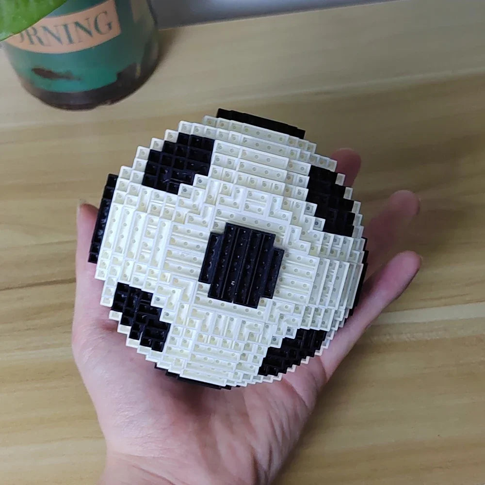Sport DIY Mini Bouwstenen – Voetbal & Basketbal Set (14+ jaar)