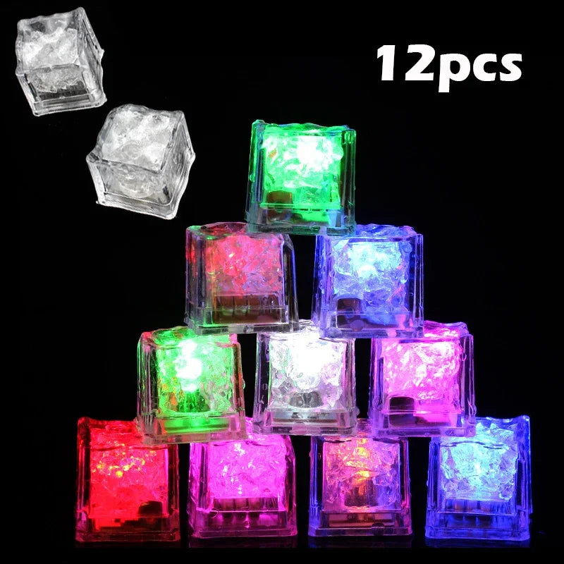 6/12PCS Babybadje Bad LED Light Up