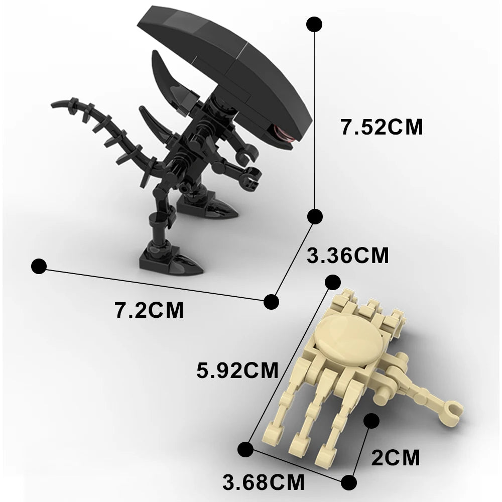 Alien & Face Cuddler Bouwset – Creatief LEGO Speelgoed (6+)