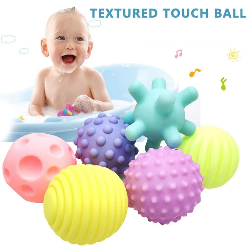 Zintuiglijke Babyballen – Zachte Silicone Speelballen – 3-12 Maanden
