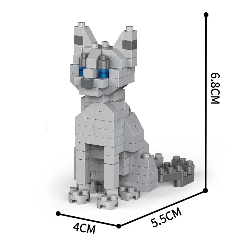Mini Teckel Bouwset – Micro Hond Bouwstenen (14+ Jaar)