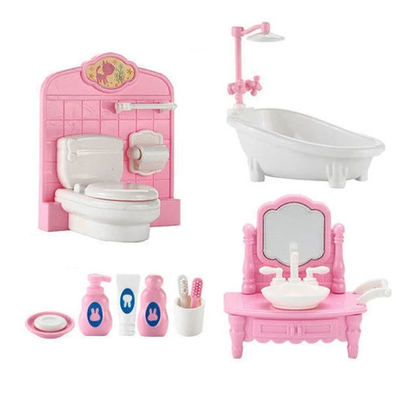 1:12 Miniatuur Meubelset voor Poppenhuis – Slaapkamer Accessoires