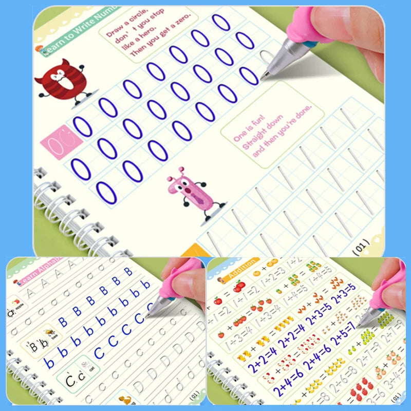 Magic Copybook Kind – Schrijf- en Tekenoefeningen (0-6 Jaar)