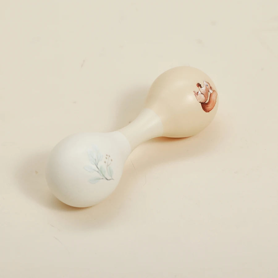 Muzikale Houten Rammelaar – Montessori Speelgoed voor Baby’s (0-3 jaar)