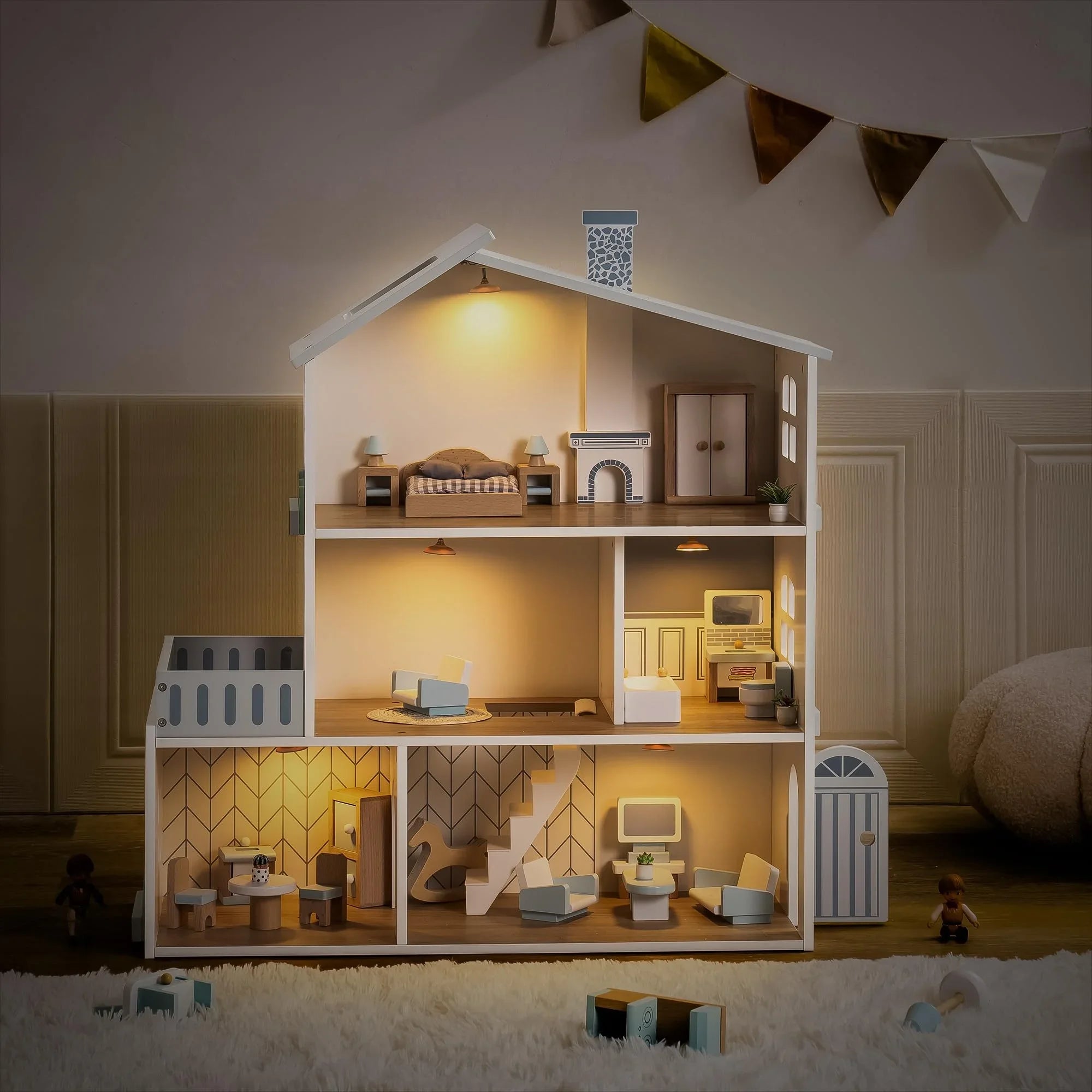 Robotime  Houten Poppenhuis