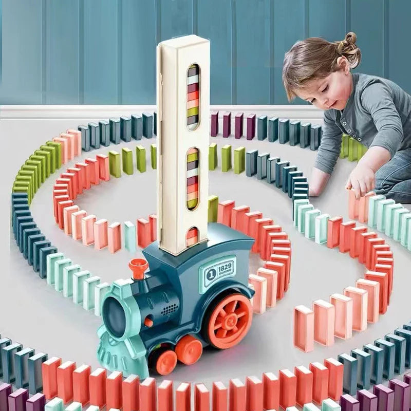 Elektrische Domino Trein – Automatisch Dominospel voor Kinderen (3+)