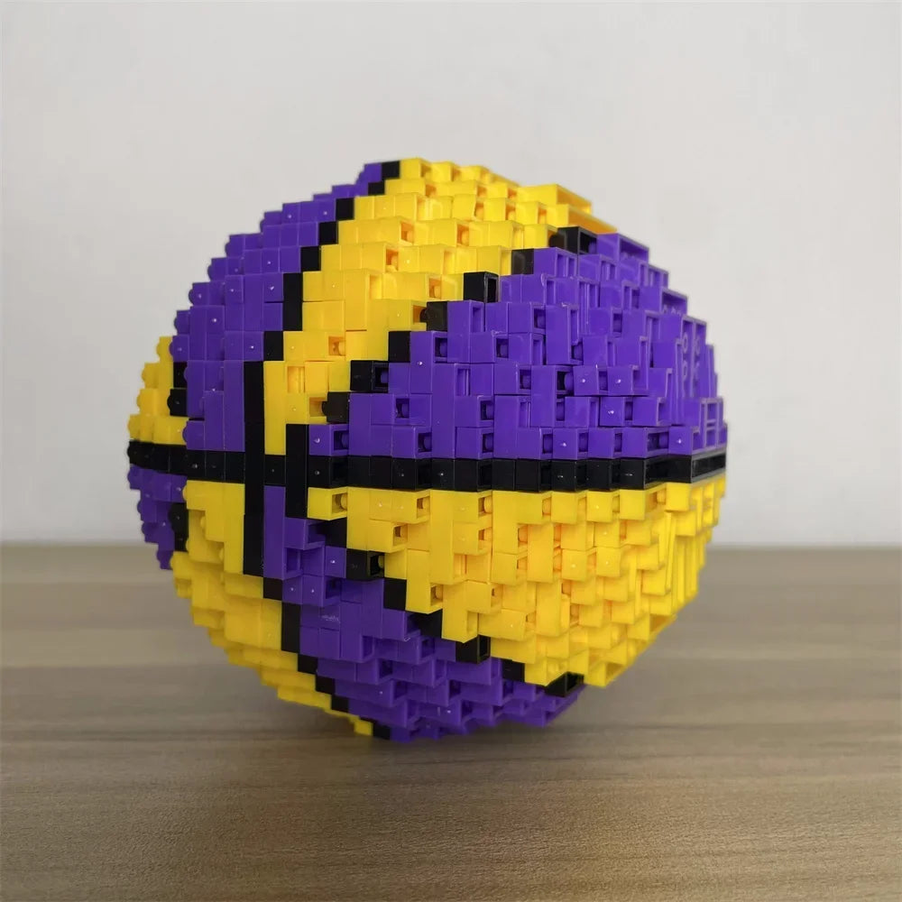 Sport DIY Mini Bouwstenen – Voetbal & Basketbal Set (14+ jaar)