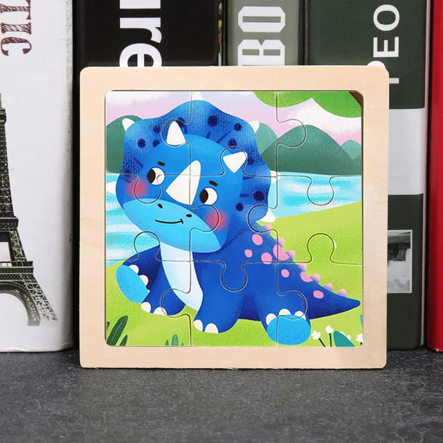 Houten Dierenpuzzel voor Kinderen – Educatief & Duurzaam (3-6 jr)