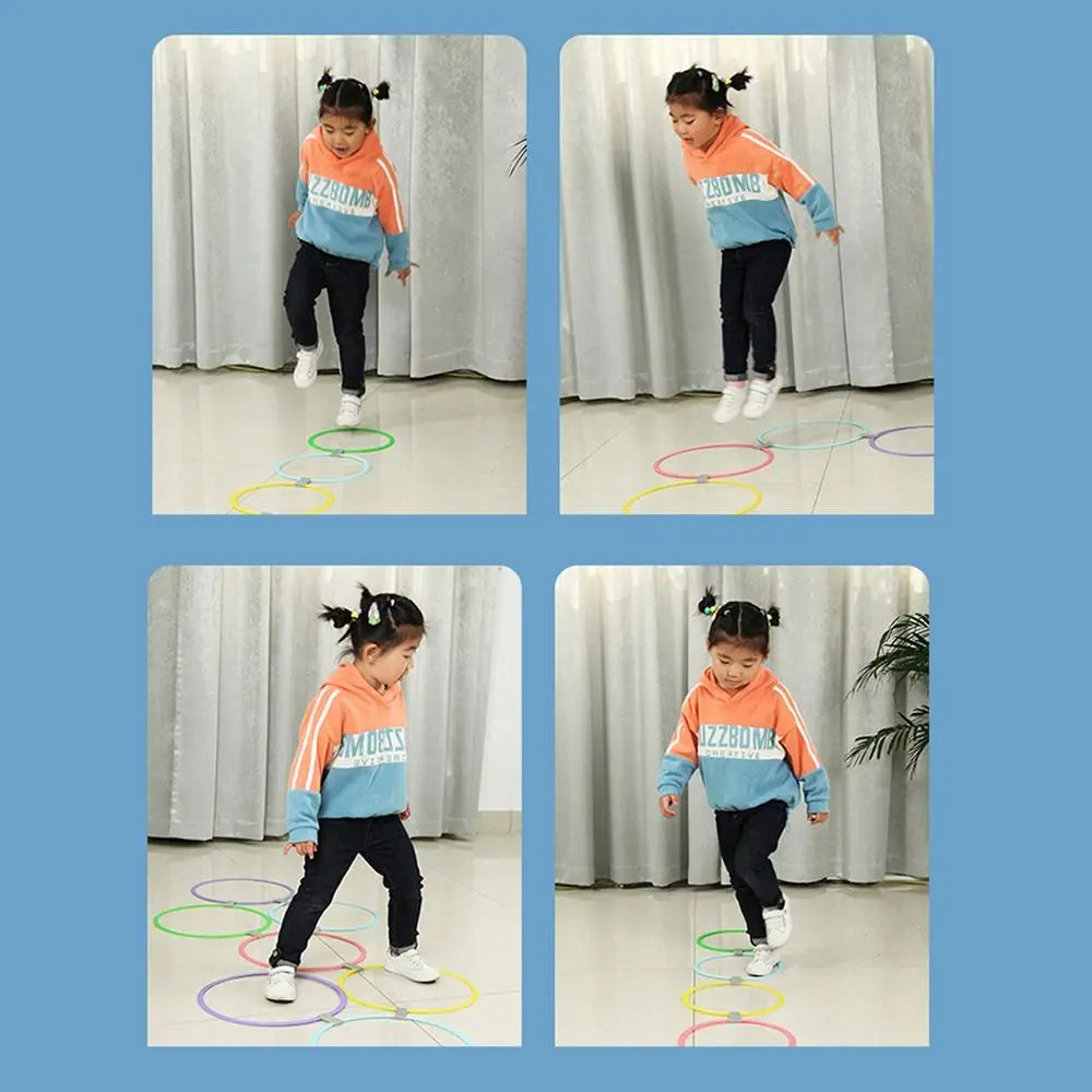 Kleurrijk Springring Spel – Buitenspeelgoed voor Kinderen & Peuters