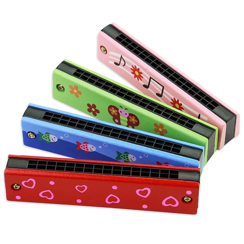 Houten Mondharmonica Kinderen – Educatief Muziekinstrument 6-12 Jaar