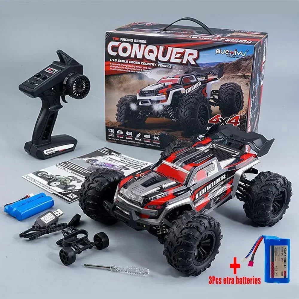 RC Monstertruck 2024 – Bestuurbare 4WD Auto voor Kinderen (1:16)