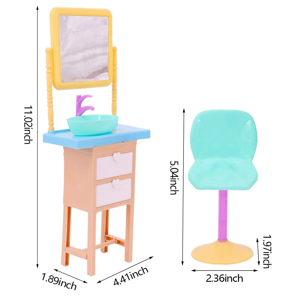Barbie Meubelset – Poppenhuis Meubels & Accessoires 30cm Poppen