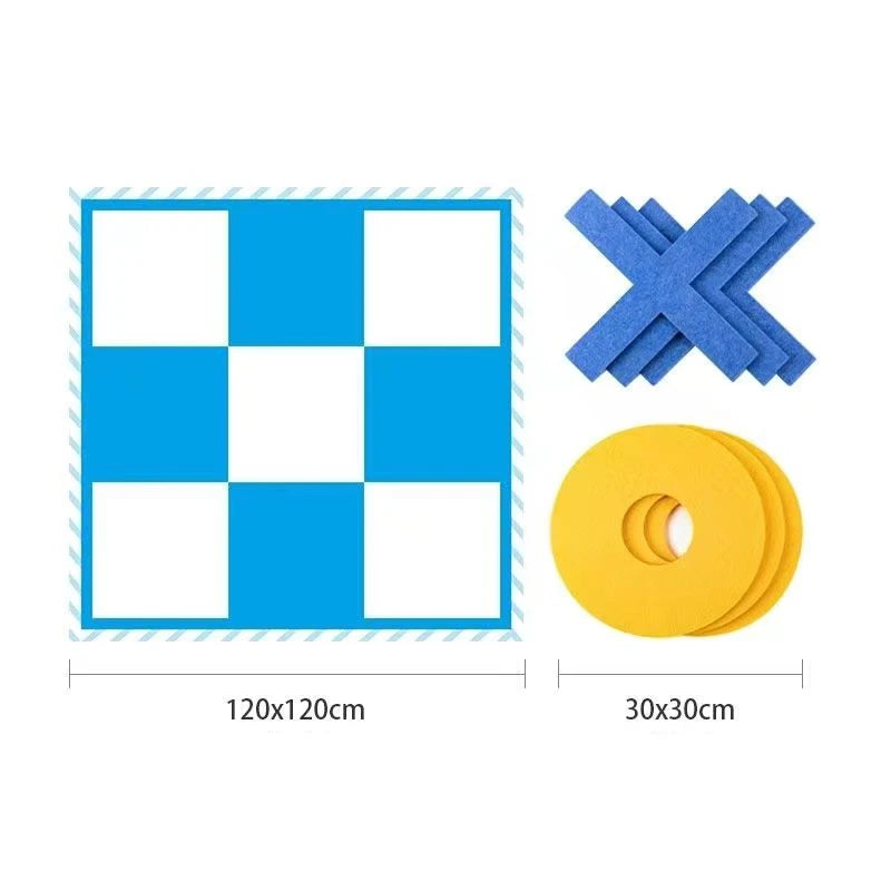 Buiten Tic Tac Toe Spel – Gobang XXL Teamspel voor Kinderen & Events