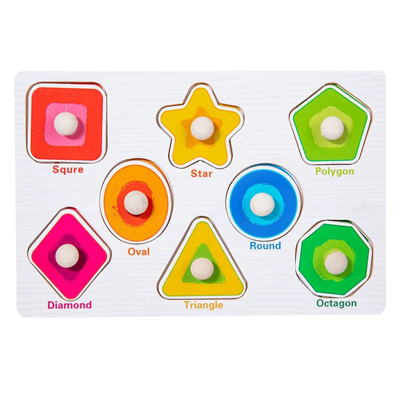 Houten Montessori Puzzel – Letters & Cijfers voor Kind (3-6 jaar)