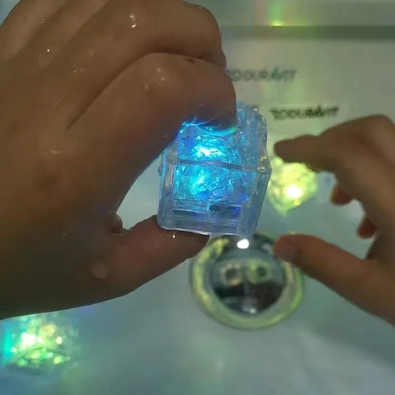 6/12PCS Babybadje Bad LED Light Up