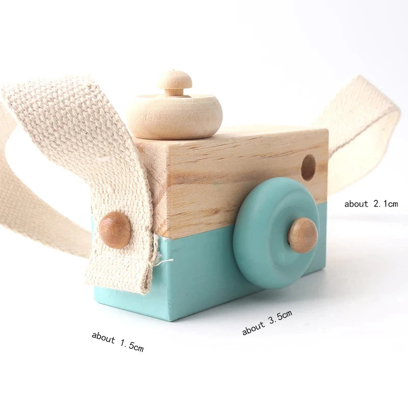 Houten Babycamera Speelgoed – Montessori Fantasiespel vanaf 3 Jaar