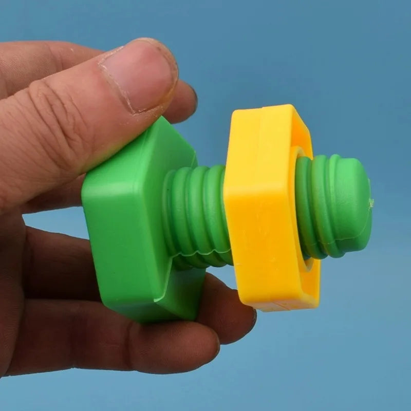 Bouwset met Plastic Moeren en Bouten – Educatief Constructiespeelgoed
