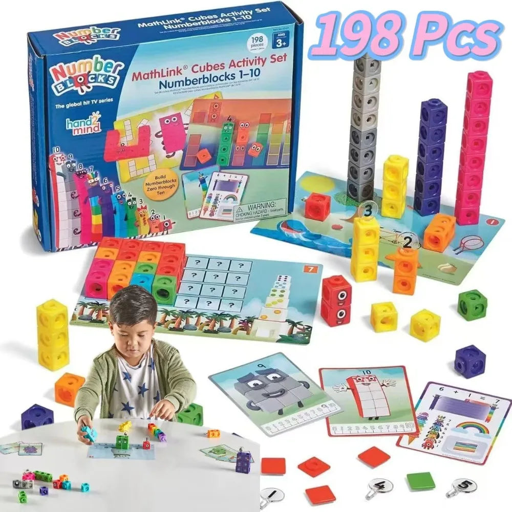 198-delige Magische Bouwstenen Set – Educatief Speelgoed met Licht 3+