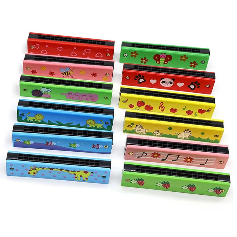Houten Mondharmonica Kinderen – Educatief Muziekinstrument 6-12 Jaar