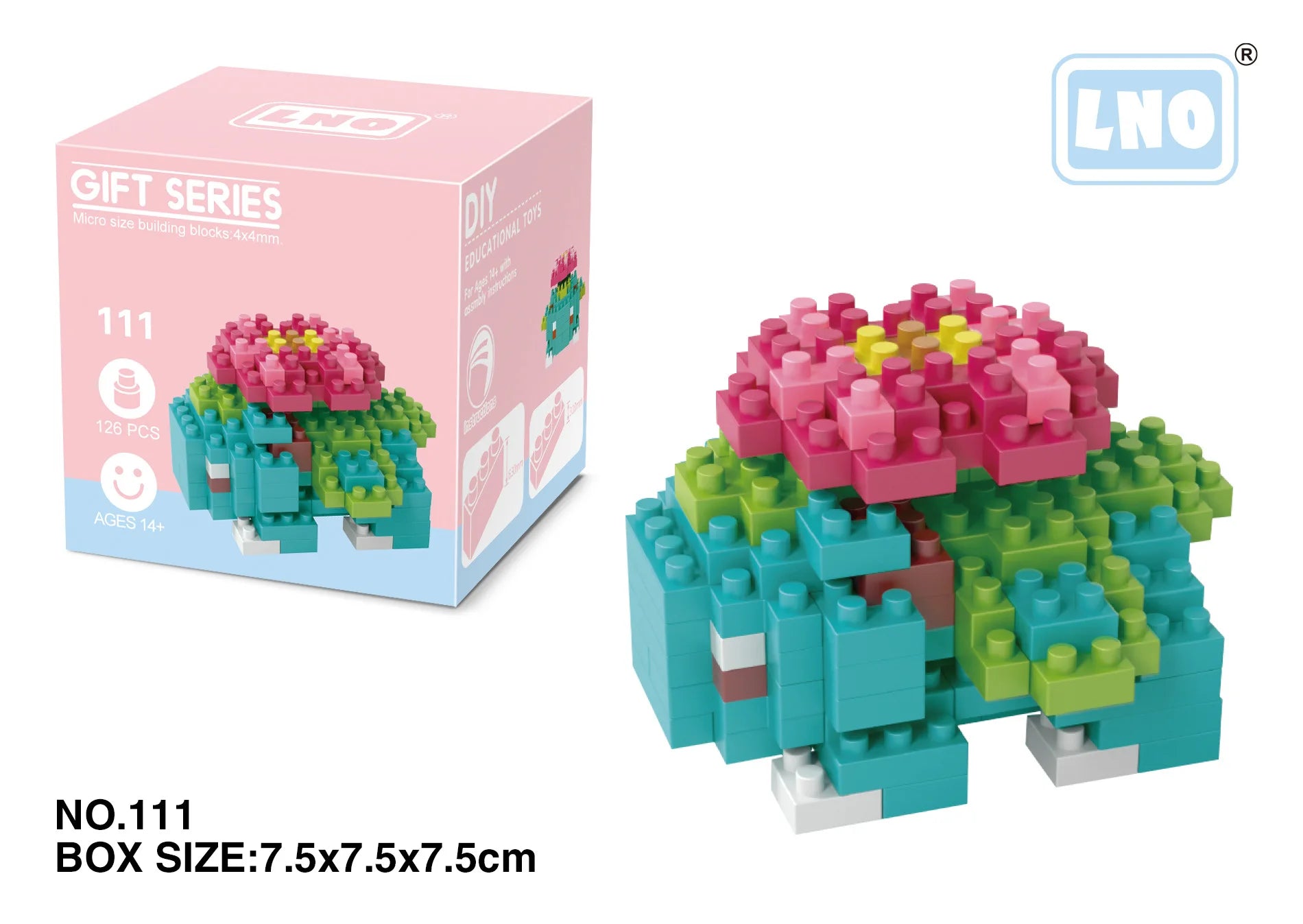 Pokemon Nanoblocks – Charizard & Kyogre Bouwset (14+ Jaar)
