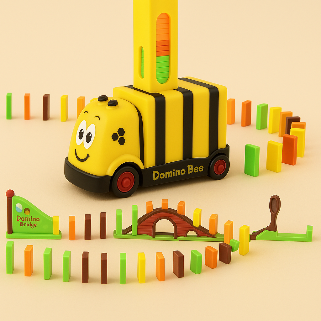 Trein Domino Speelgoed – Automatisch Domino Leggen voor Kinderen