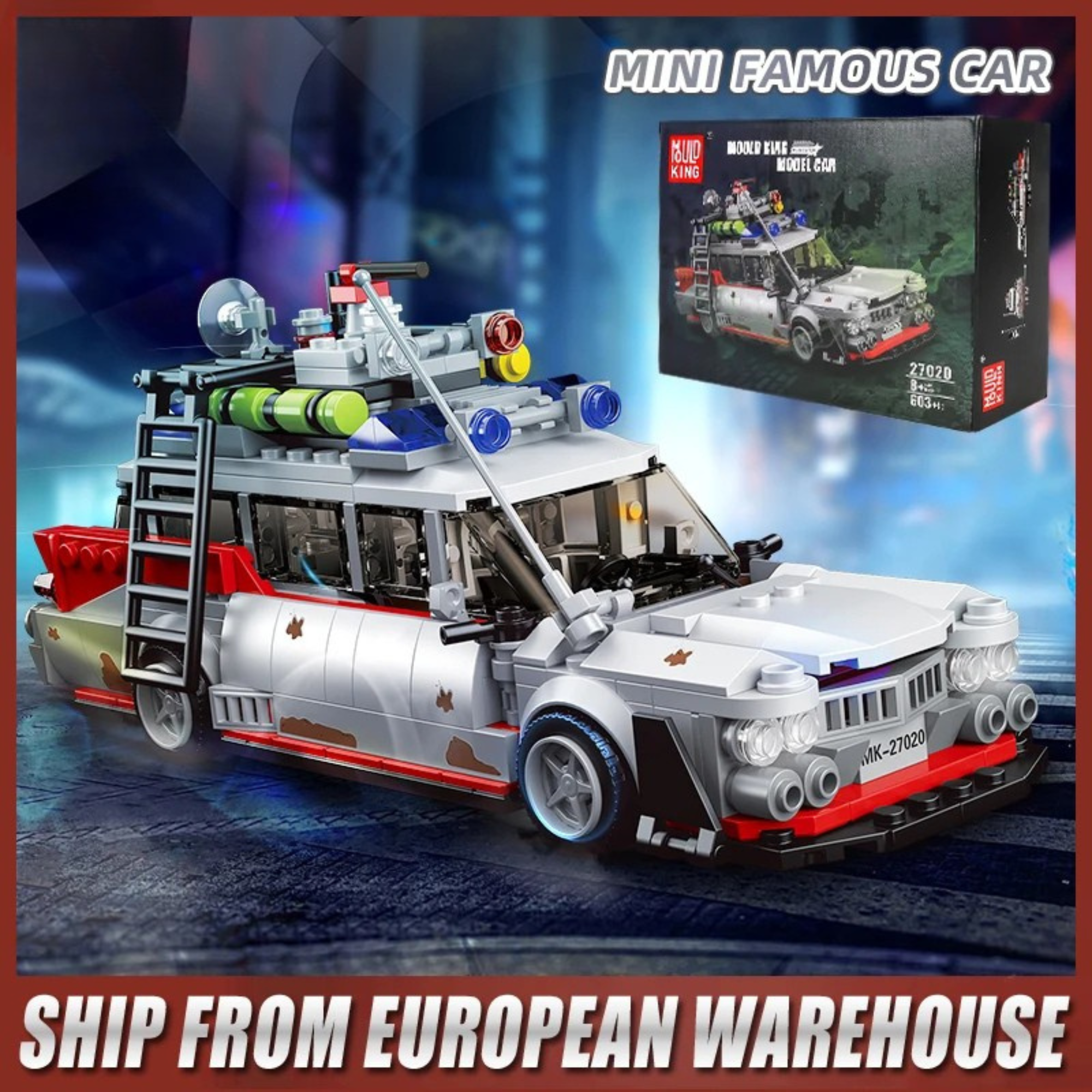 Mal King Technisch Auto Bouwset – 27020 | 14+ | Lego Compatibel