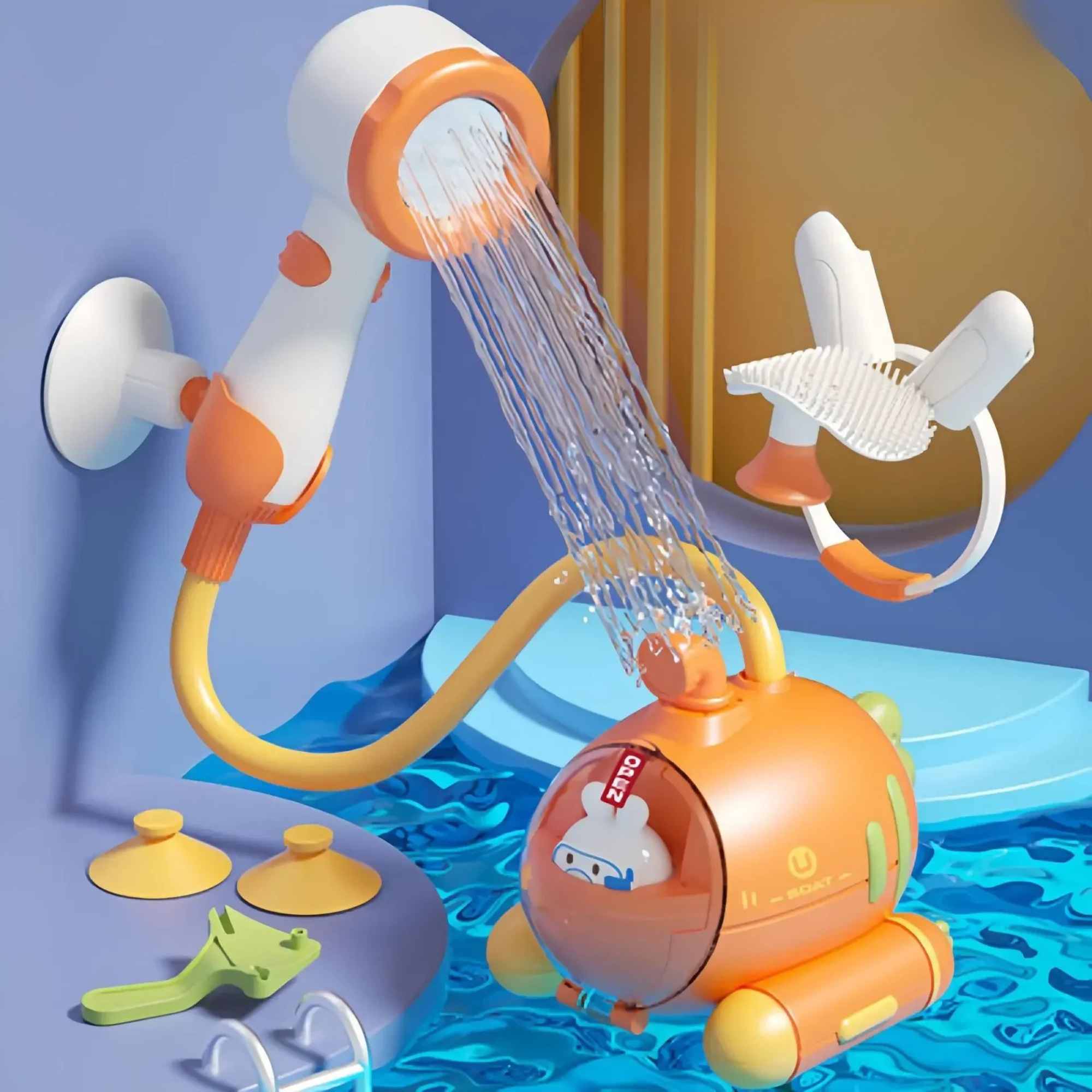 Onderzeeër Douche Babybadje Speelgoed