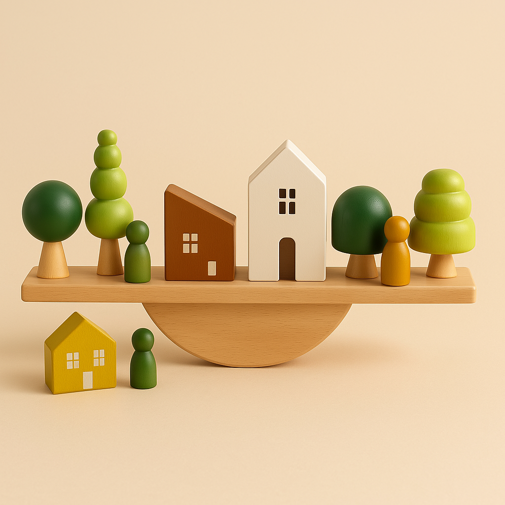 Montessori Zintuiglijk Stapelspeelgoed – Houten Baby Speelgoed (0-3 jaar)